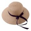 Chapeau De Paille Avec Ruban Noir