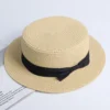 Chapeau Canotier En Paille