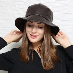 Chapeau Femme En Cuir