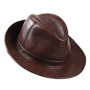 Chapeau En Cuir Pour Homme