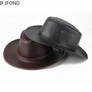 Chapeau Australien Cuir