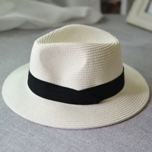 Chapeau Fedora En Paille Pour Femme