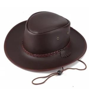 Chapeau Australien Cuir