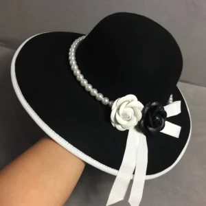 Chapeau Cloche Noir Pour Femme