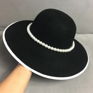 Chapeau Cloche Noir Pour Femme