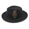 Chapeau Fedora Avec Plume