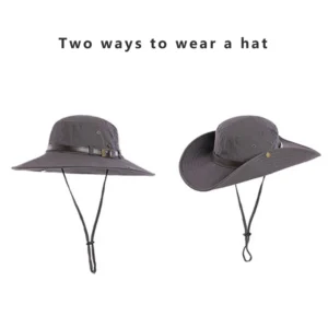 Chapeau Anti Uv à Large Bord Pour Homme