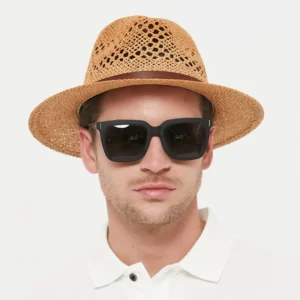 Chapeau Fedora En Paille Pour Homme