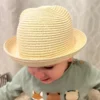 Chapeau Cloche En Paille Pour Enfant