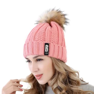 Bonnet Pompon Femme