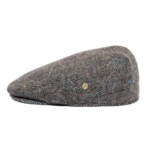 Casquette Plate Tweed Laine Homme