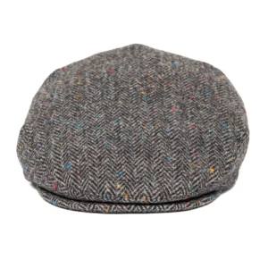 Casquette Plate Tweed Laine Homme