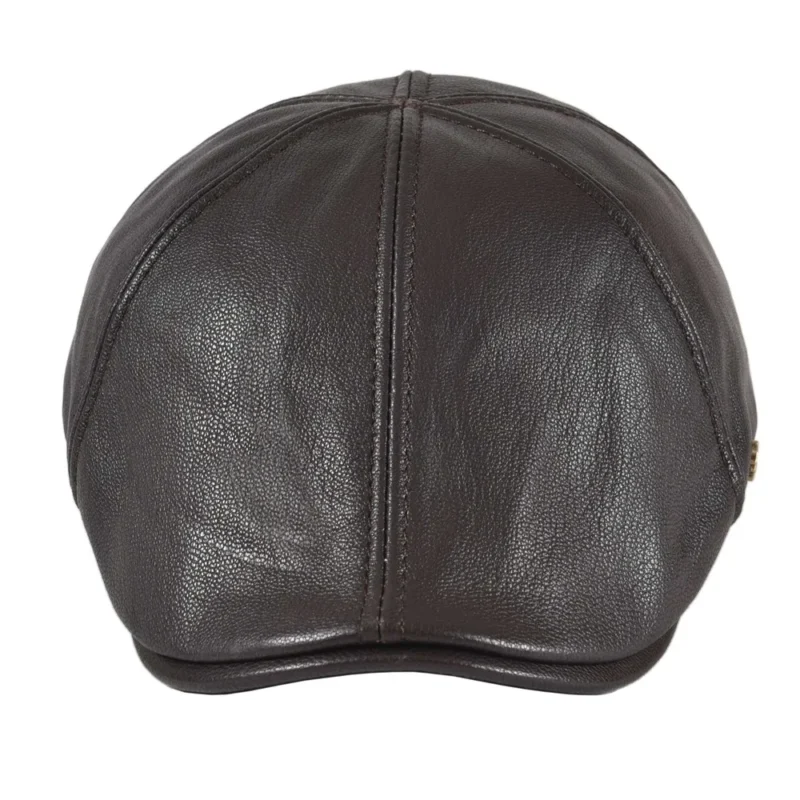 Béret Casquette En Cuir