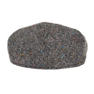 Casquette Plate Tweed Laine Homme