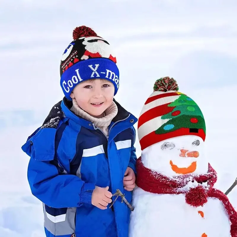 Bonnet Noël Lumineux Pour Enfant