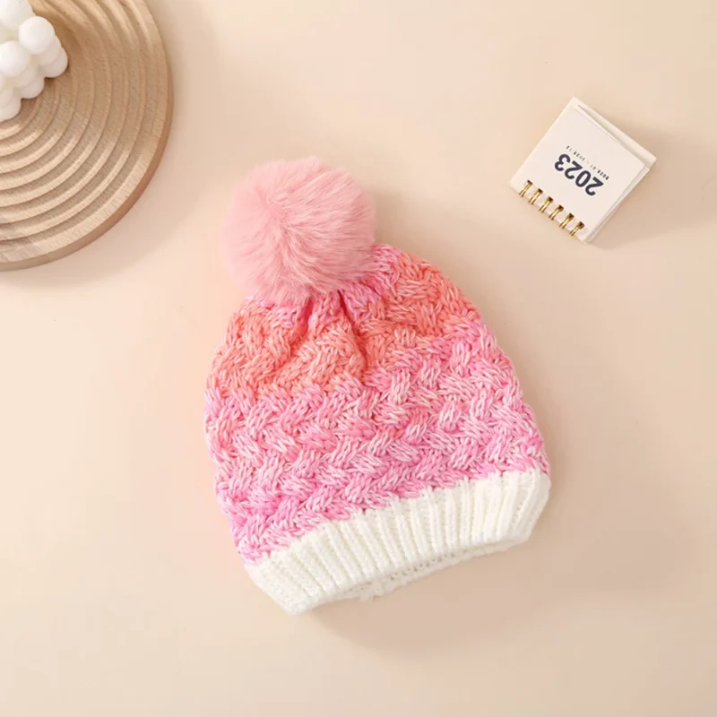 Bonnet Pompon Fille