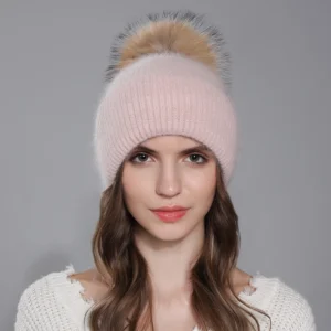 Bonnet Femme Hiver Avec Pompon