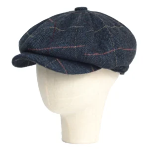 Casquette Gavroche Homme Laine Herringbone