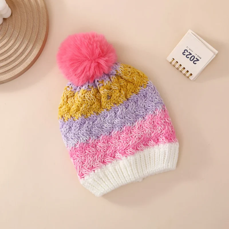 Bonnet Pompon Fille