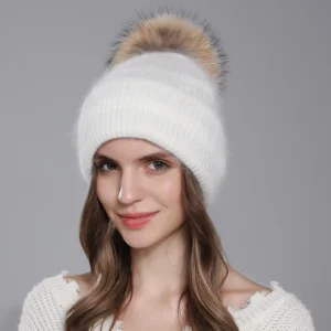 Bonnet Femme Hiver Avec Pompon