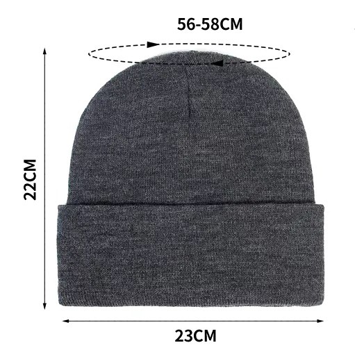 Bonnet Tricoté Doublure Satinée