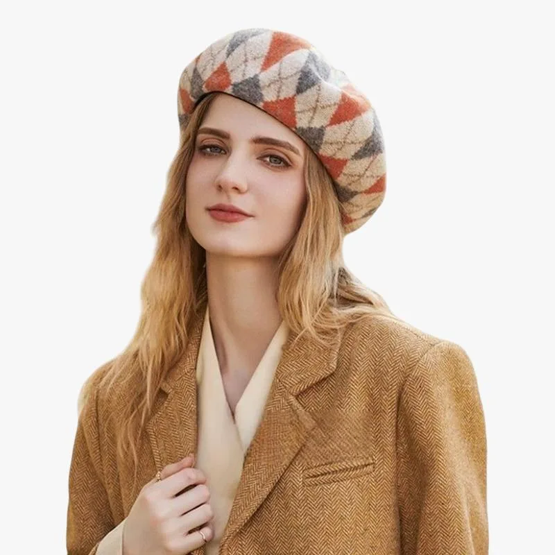 Béret Fantaisie Motifs Pour Femme
