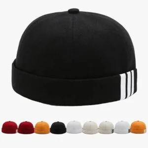 Bonnet Docker Rayé Hip-hop Japonais