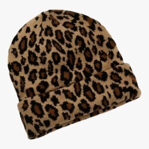 Bonnet Léopard Jacquard