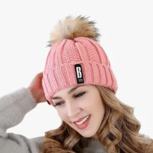 Bonnet Pompon Femme
