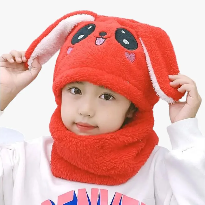 Maximo Cagoule Enfant Twotone – Bonnet D’Hiver Tricoté, Protection Complète Nuque Oreilles