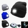 Bonnet Avec Lampe Frontale Rechargeable