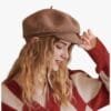 Casquette Gavroche En Laine Pour Femme