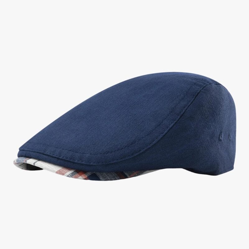 Casquette Plate Homme Lin Ajustable