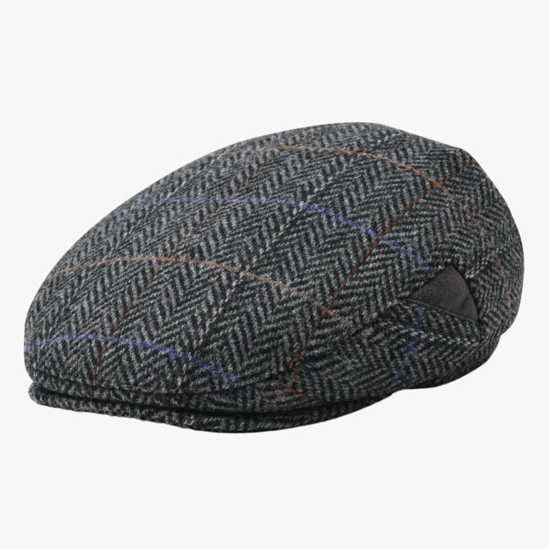 Casquette Plate Tweed Homme