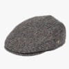 Casquette Plate Tweed Laine Homme