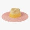 Chapeau Bicolore Paille Femme