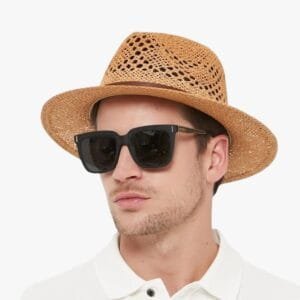 Chapeau Fedora En Paille Pour Homme