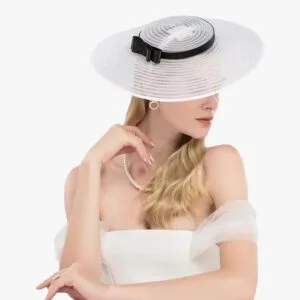 Chapeau Plat Mariage