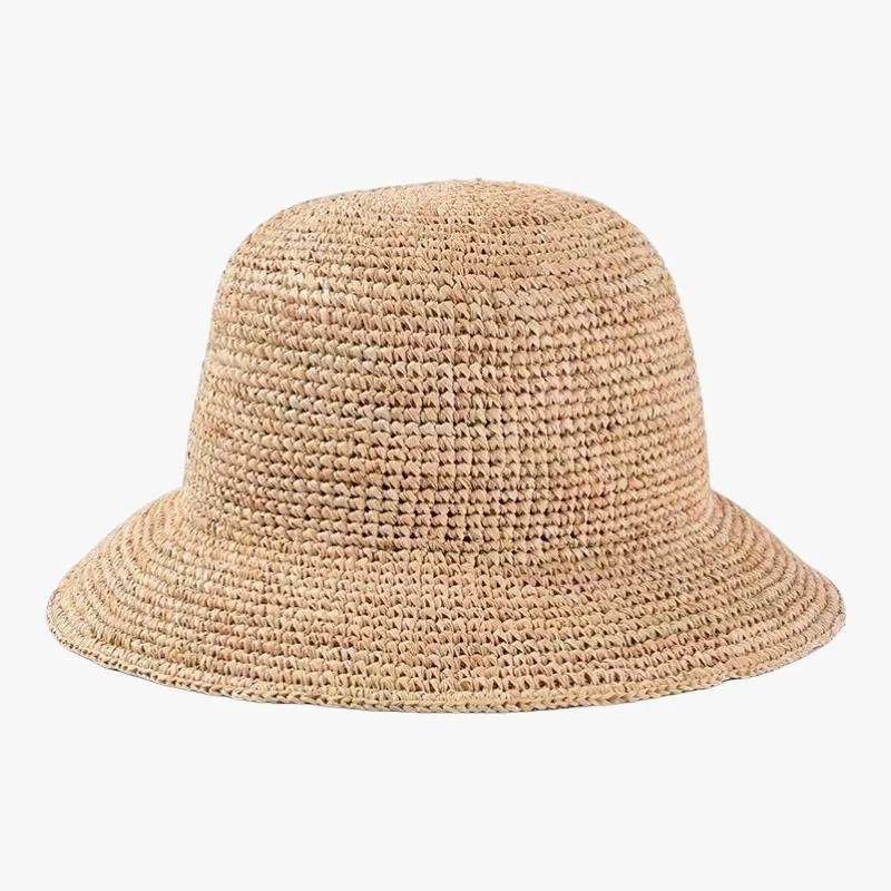 Chapeau En Crochet Raphia