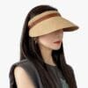 Chapeau En Paille Avec Visiere