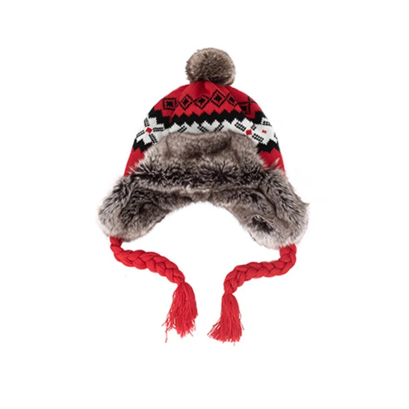 Chapka Ski Pompon Pour Enfant