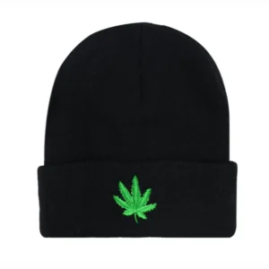 Bonnet Feuille De Cannabis