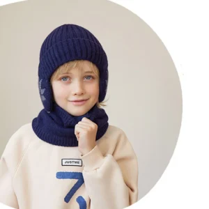 Bonnet Cagoule Enfant Avec Tour De Cou