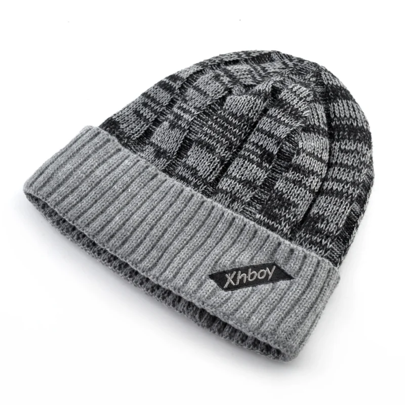 Bonnet Tricoté Épais Homme Outdoor