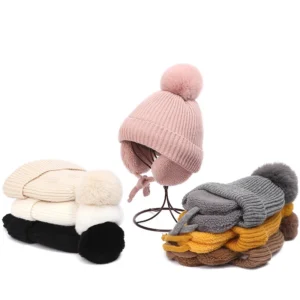 Bonnet Pompon Enfant Avec Oreillettes