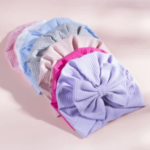 Bonnet Turban Bébé Avec Noeud