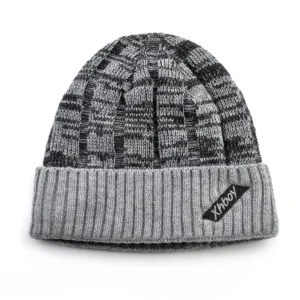 Bonnet Tricoté Épais Homme Outdoor