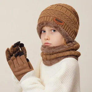 Ensemble Hiver Pour Enfant - Bonnet Écharpe Gants