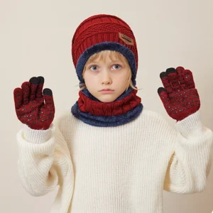 Ensemble Hiver Pour Enfant - Bonnet Écharpe Gants