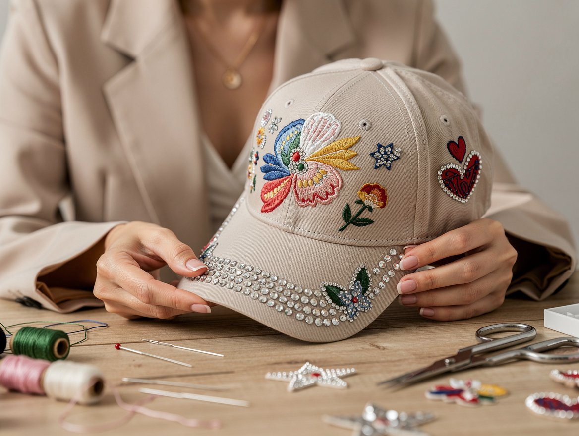 Broderie, patch et strass : les autres techniques pour customiser sa casquette – comment customiser une casquette